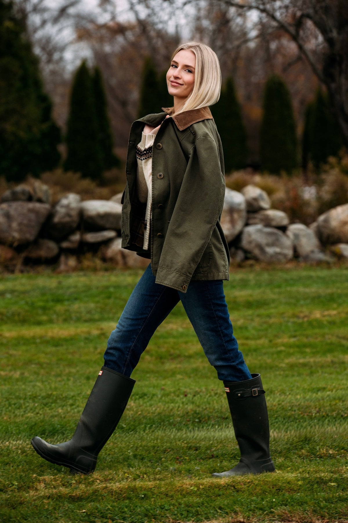 Winter Pines Fair Isle Cardigan
