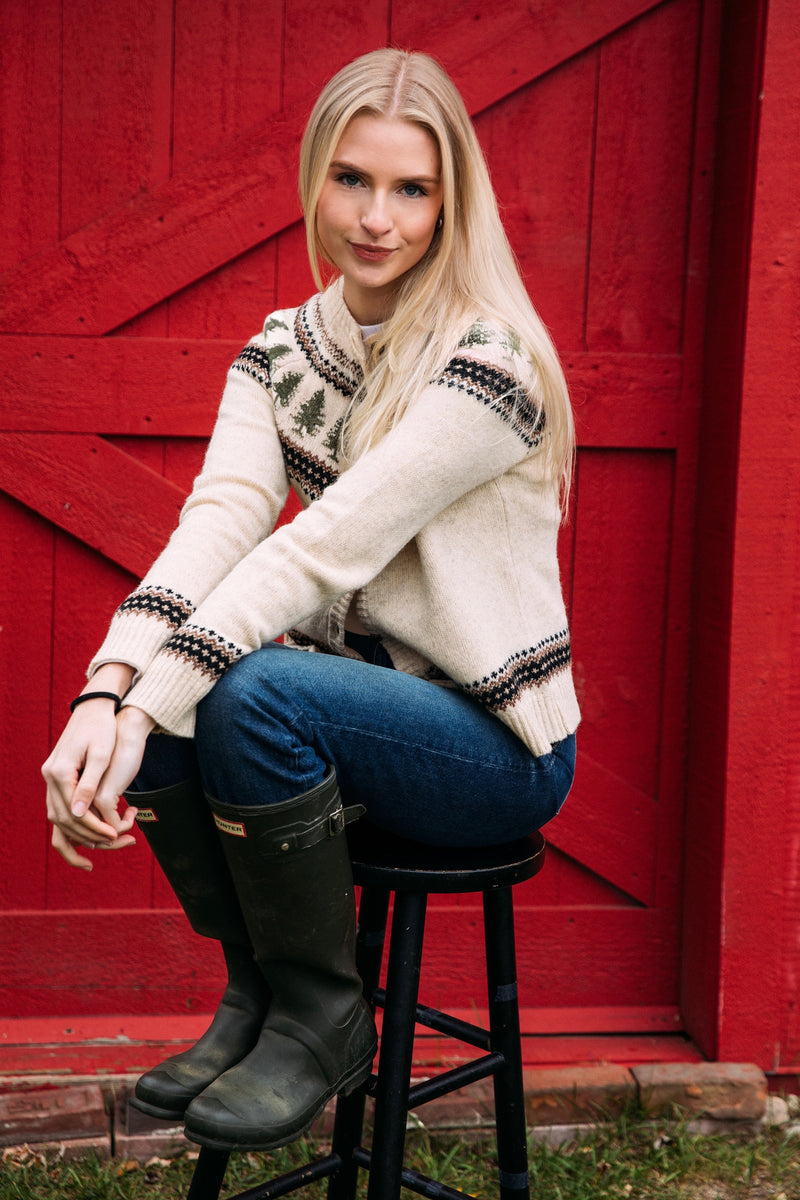 Winter Pines Fair Isle Cardigan