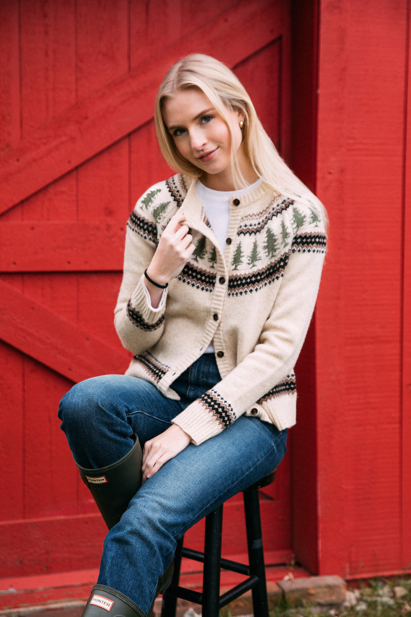 Winter Pines Fair Isle Cardigan