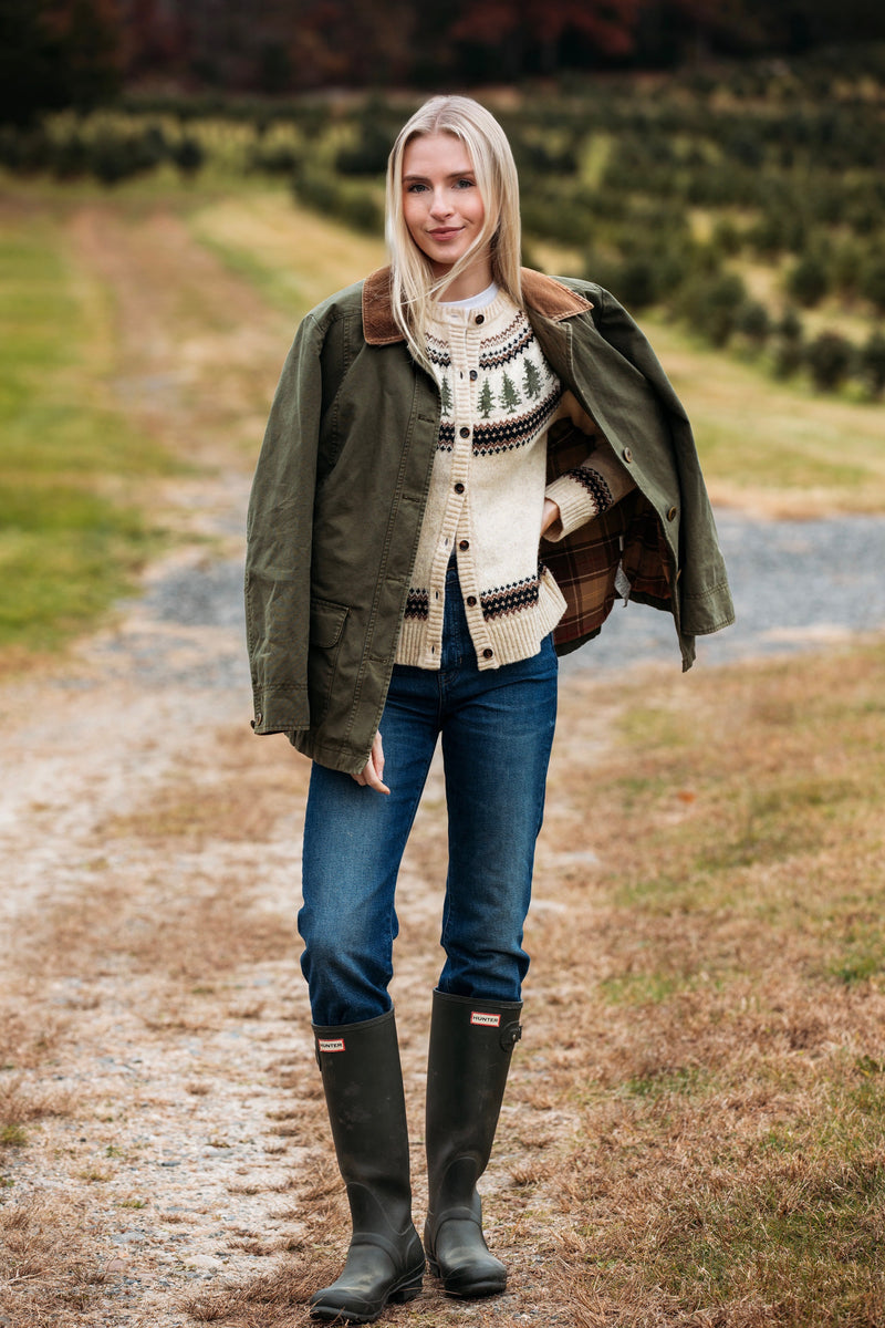 Winter Pines Fair Isle Cardigan