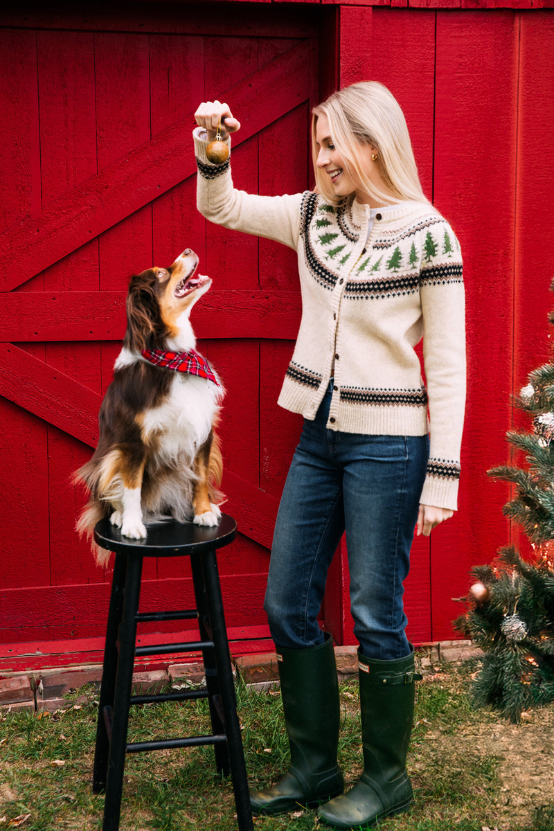 Winter Pines Fair Isle Cardigan