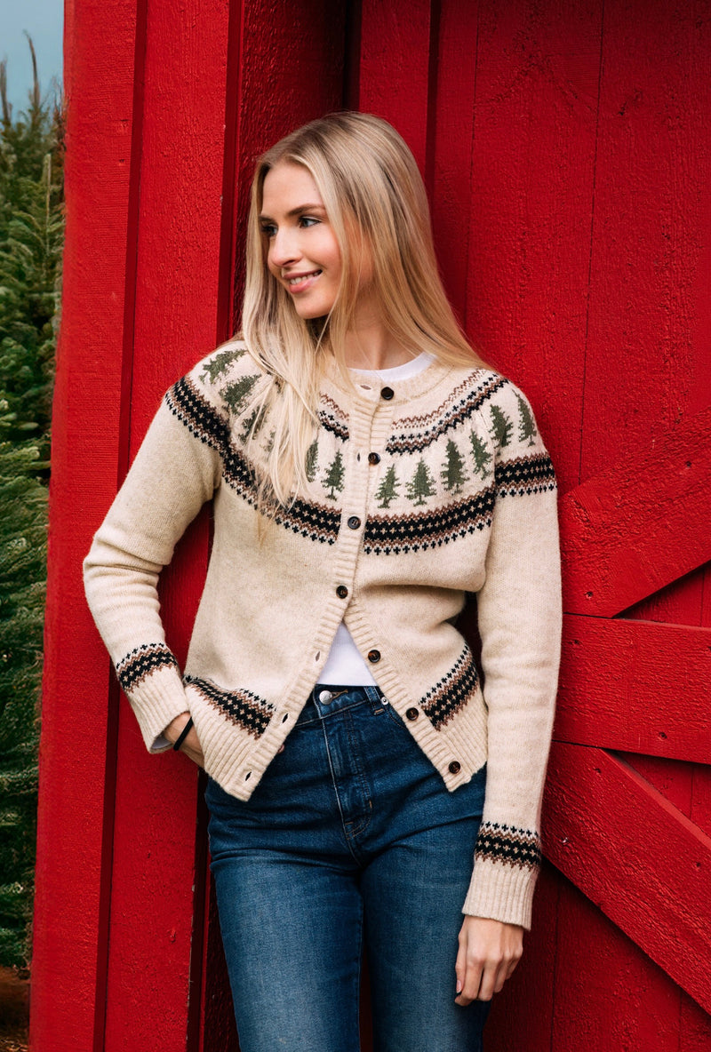 Winter Pines Fair Isle Cardigan