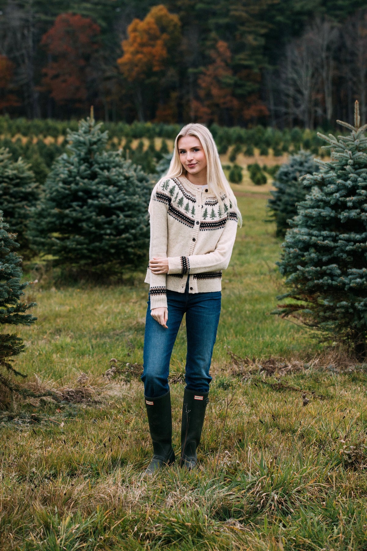 Winter Pines Fair Isle Cardigan