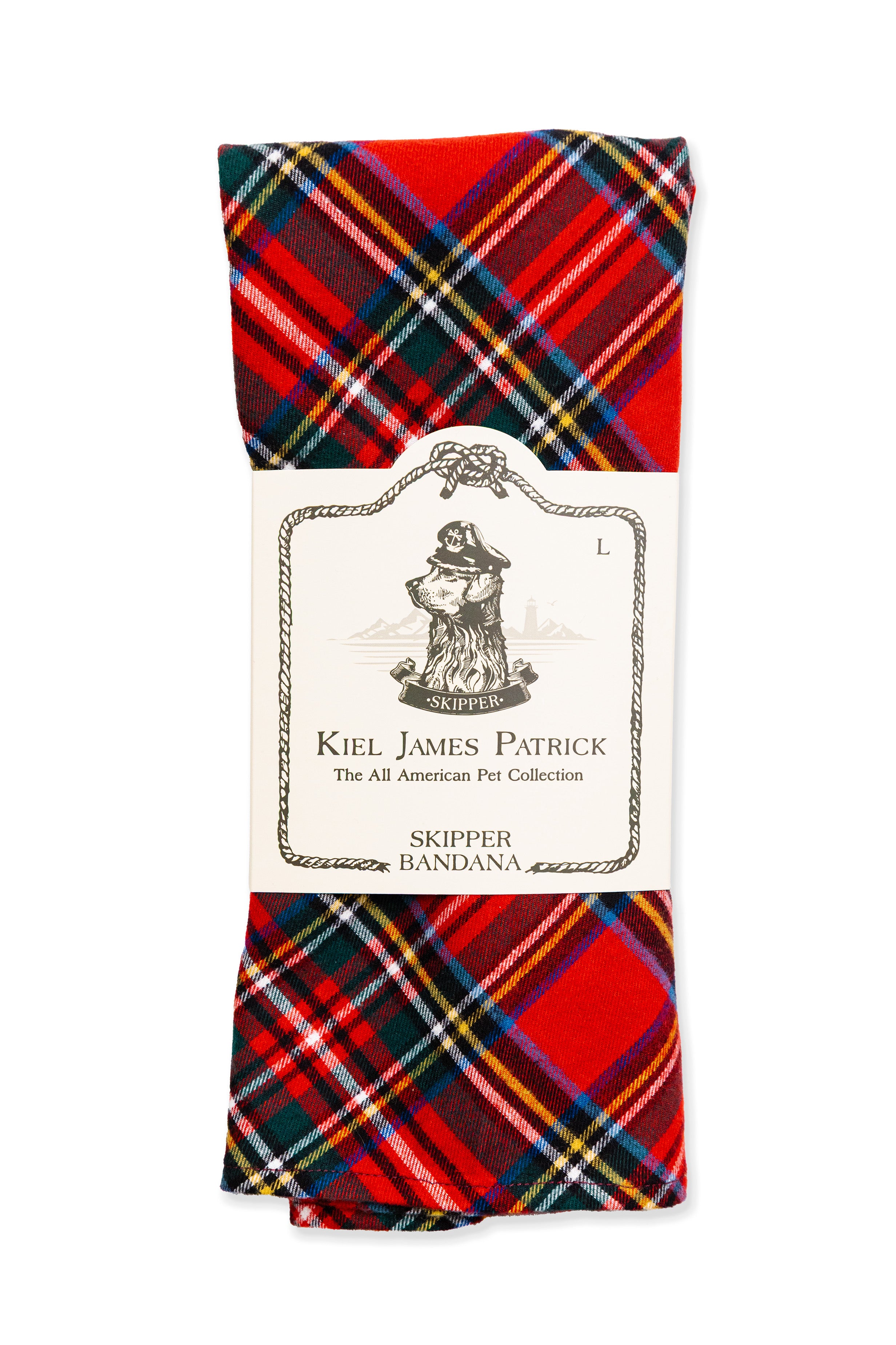 Winter Spice Flannel Dog Bandana