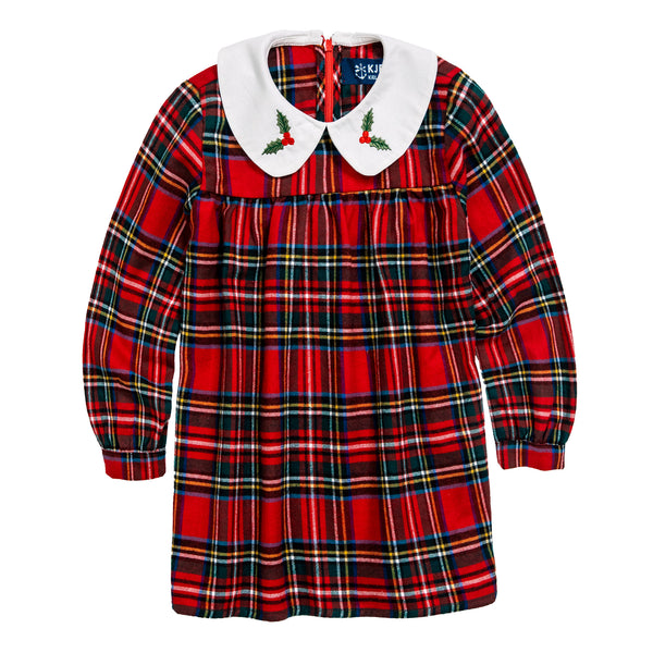 Winterberry Plaid Kids Dress