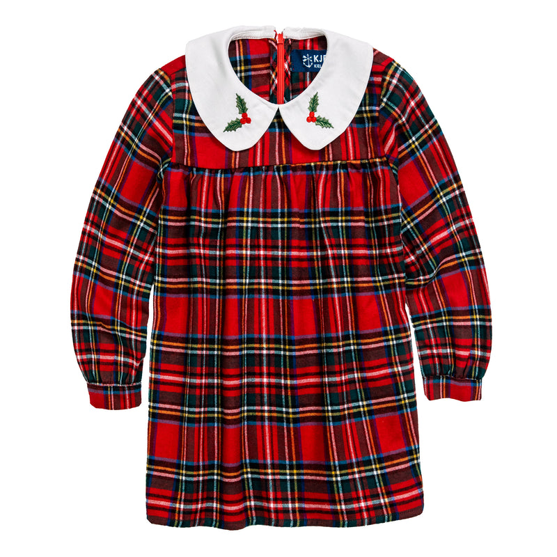 Winterberry Plaid Kids Dress