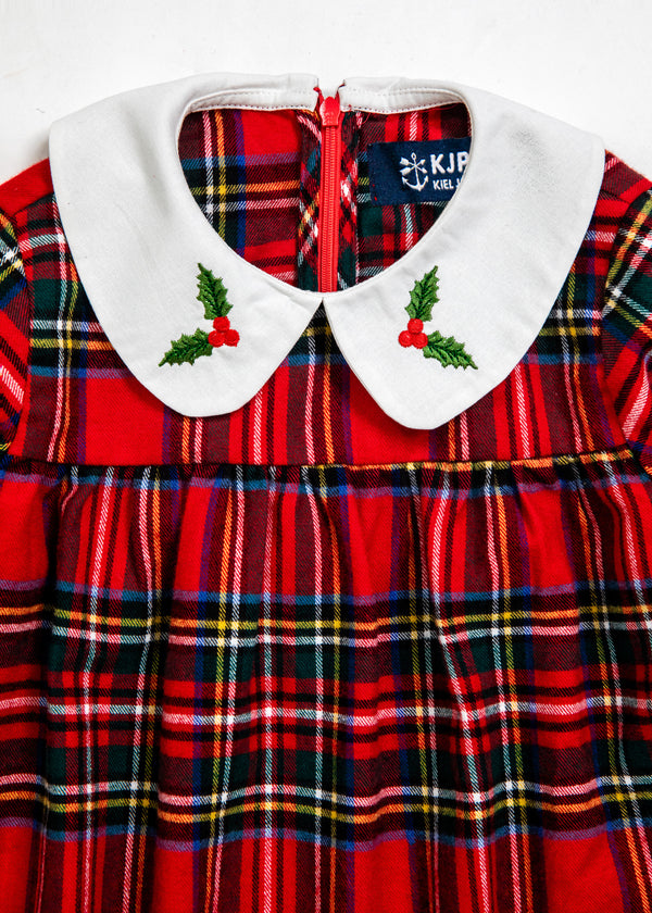 Winterberry Plaid Kids Dress