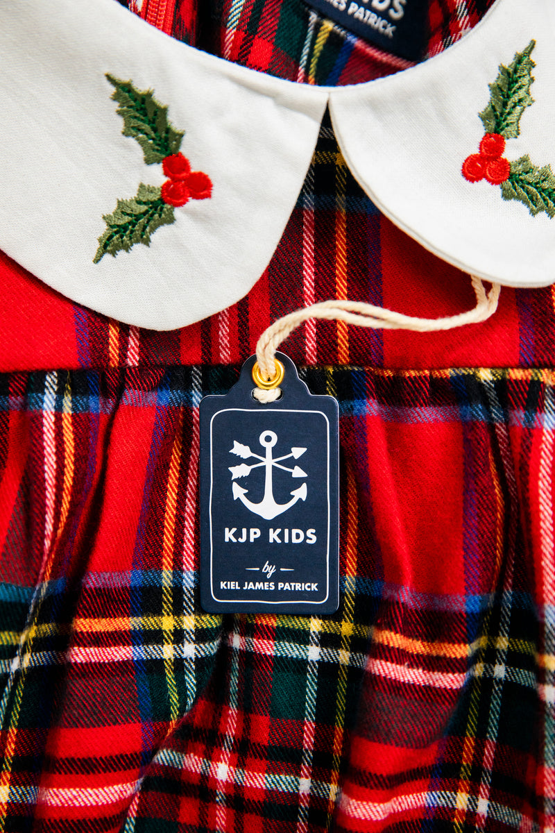 Winterberry Plaid Kids Dress