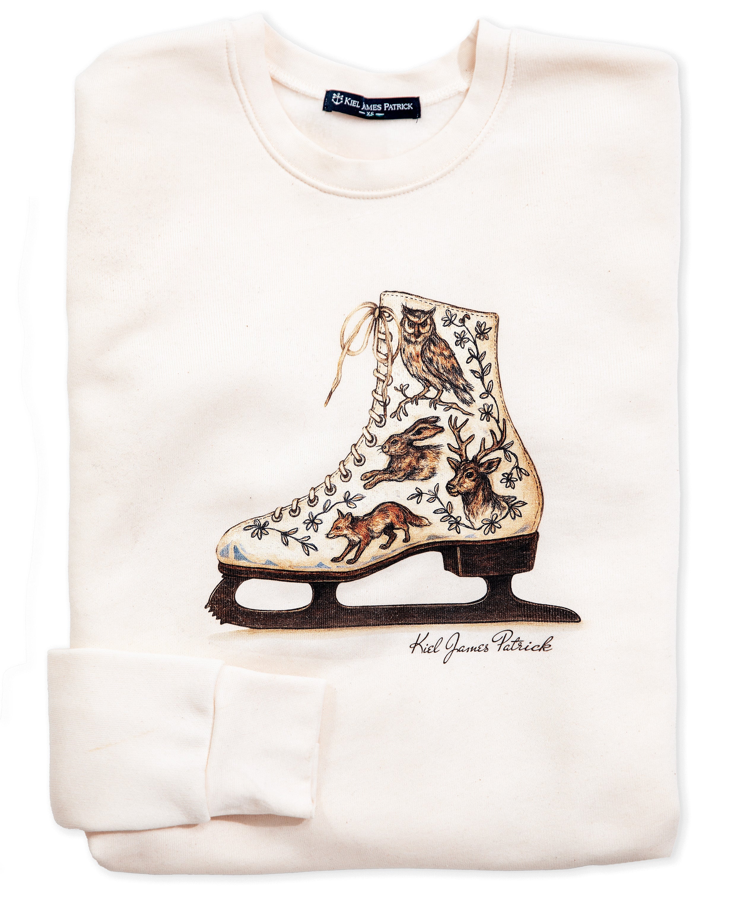 Woodland Ice Skate Crewneck Sweatshirt