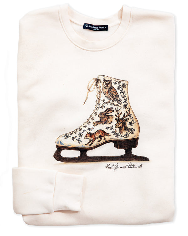 Woodland Ice Skate Crewneck Sweatshirt