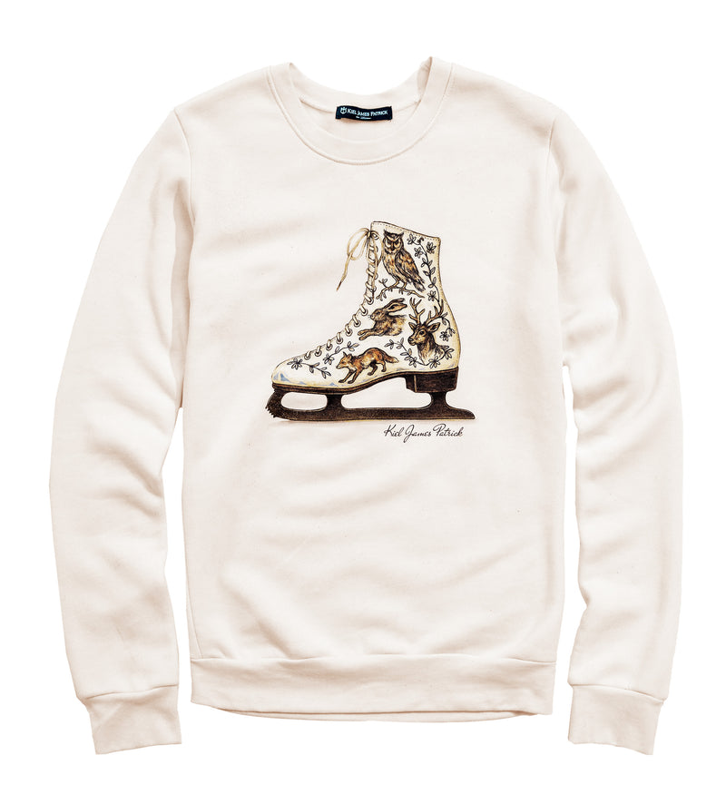 Woodland Ice Skate Crewneck Sweatshirt