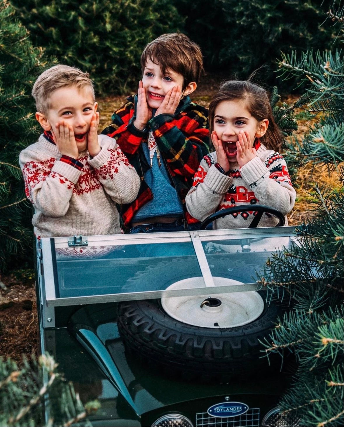 KJP Kid's McCallister Fair Isle Crewneck Holiday Sweater