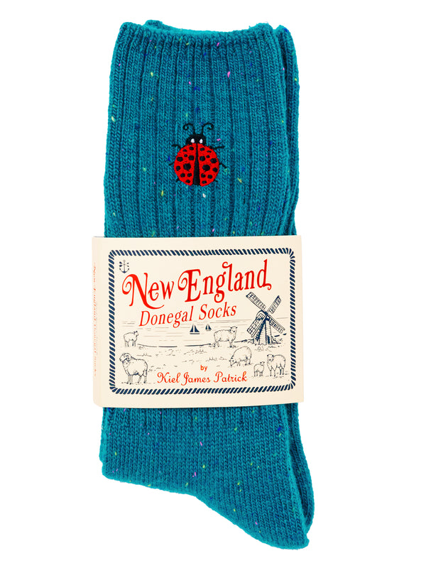 Ladybug Donegal Socks