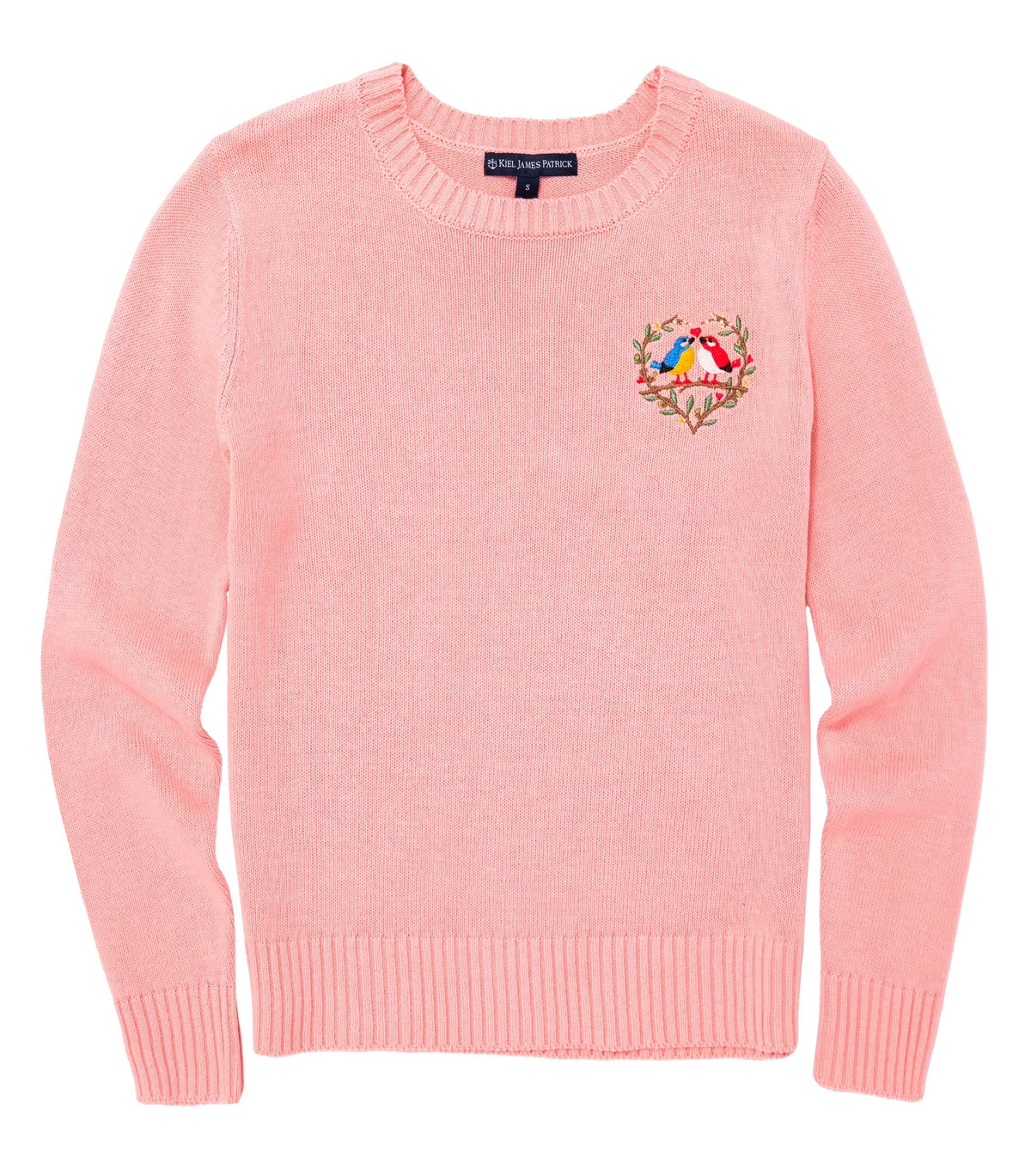 Lovebirds Embroidered Sweater