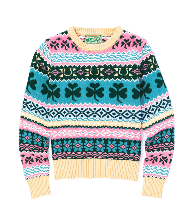 Irish Country Fair Isle Sweater- Women's