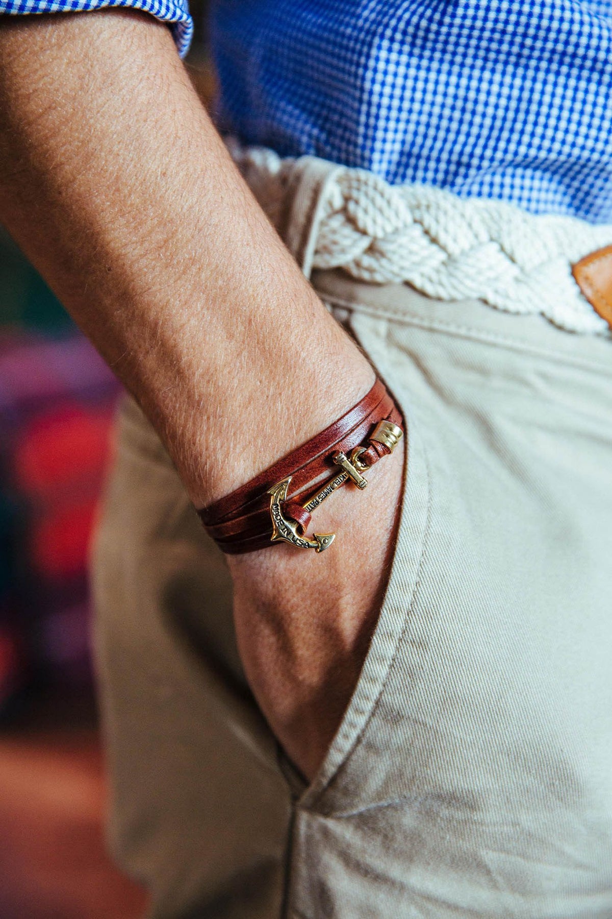 Mahogany Plank Wrap Bracelet