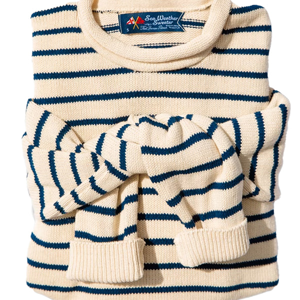 新品DECEMBERMAY Stripe logo High neck knit 184c7c41cd9e9564fd9e4c7c1a52e0