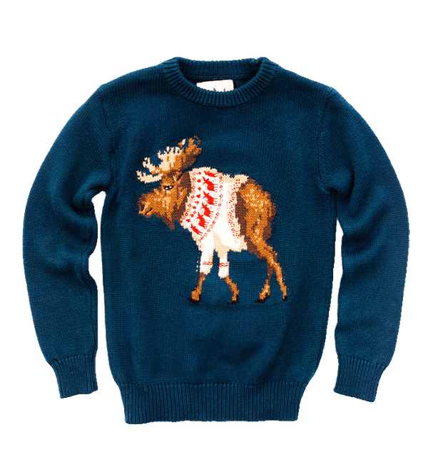 The McCallister Moose Kids Sweater