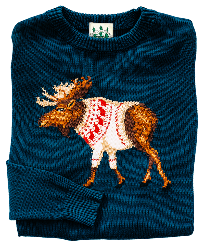 The McCallister Moose Sweater – Kiel James Patrick