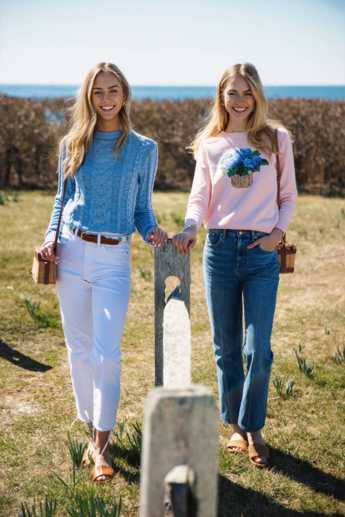 Hydrangea Basket Sweater