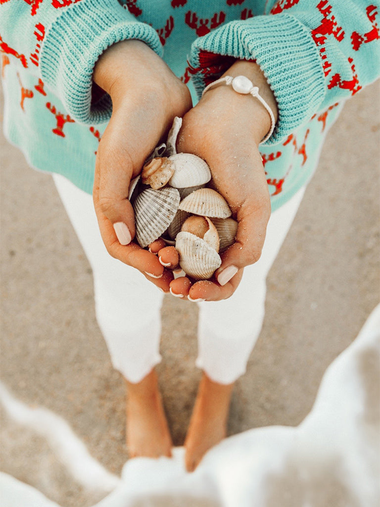 Nautilus Pearl Knot Bracelet