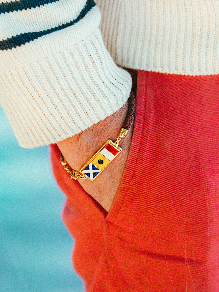 Lake George Sunfish - Kiel James Patrick Anchor Bracelet Made in the USA