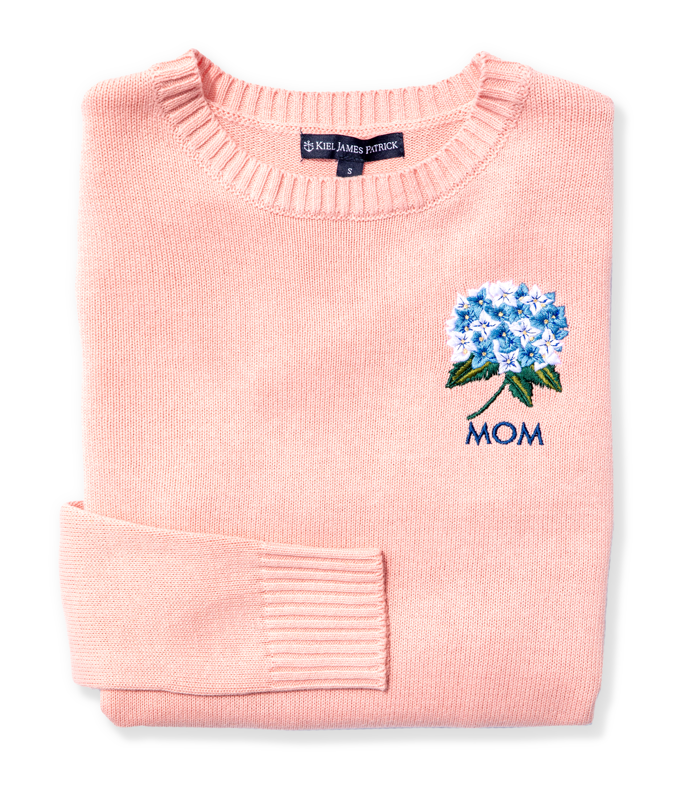 Hydrangea Embroidered Monogram Sweater