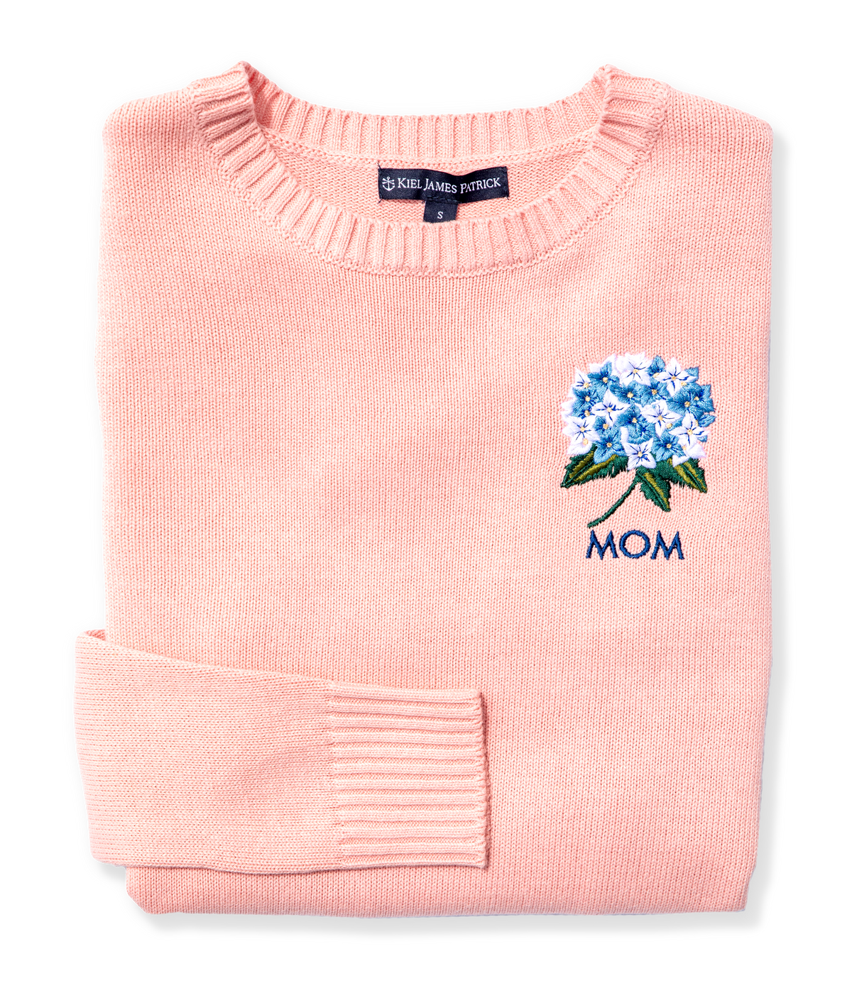 Hydrangea Embroidered Monogram Sweater