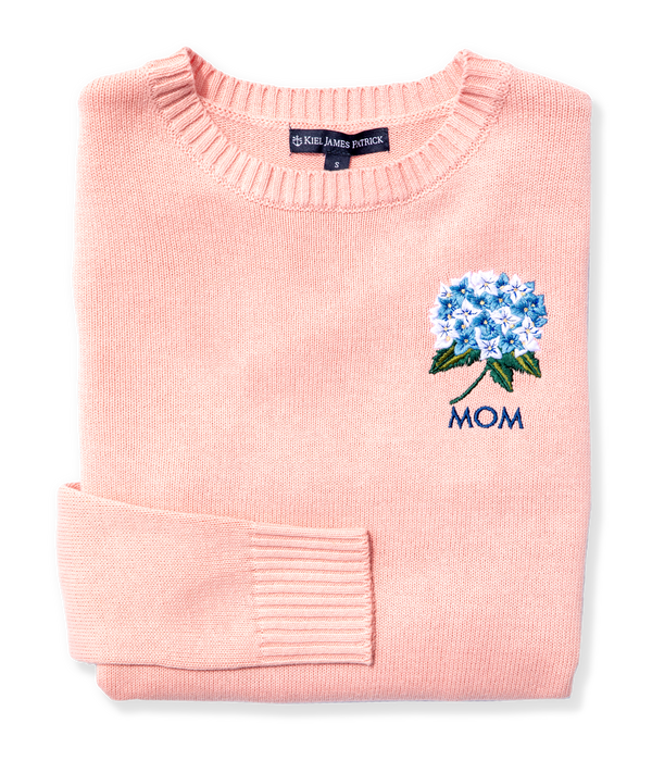 Hydrangea  Monogram Sweater