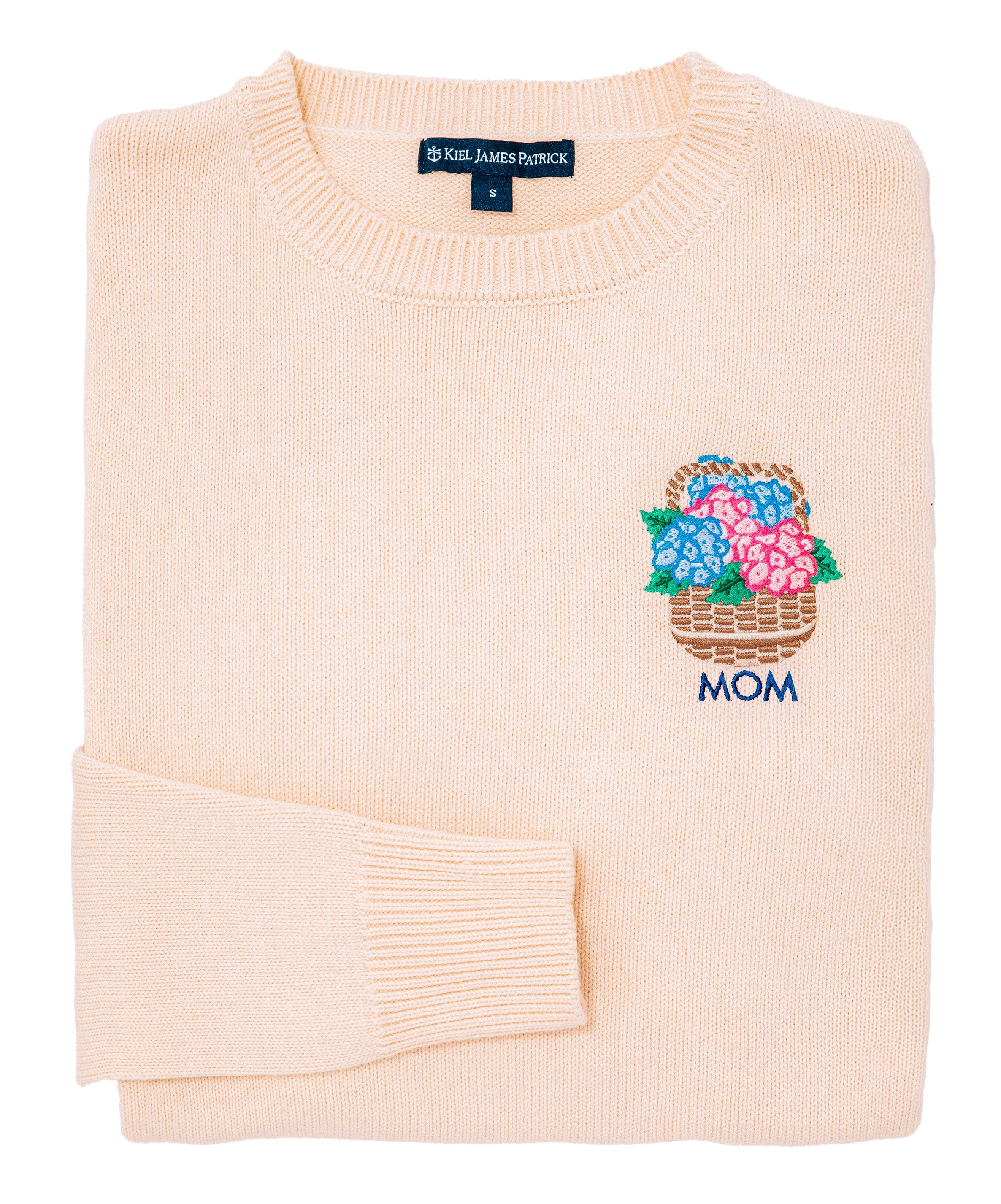 Nantucket Basket Embroidered Monogram Sweater