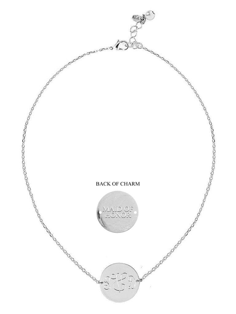 Engravable Chain Wedding Necklace