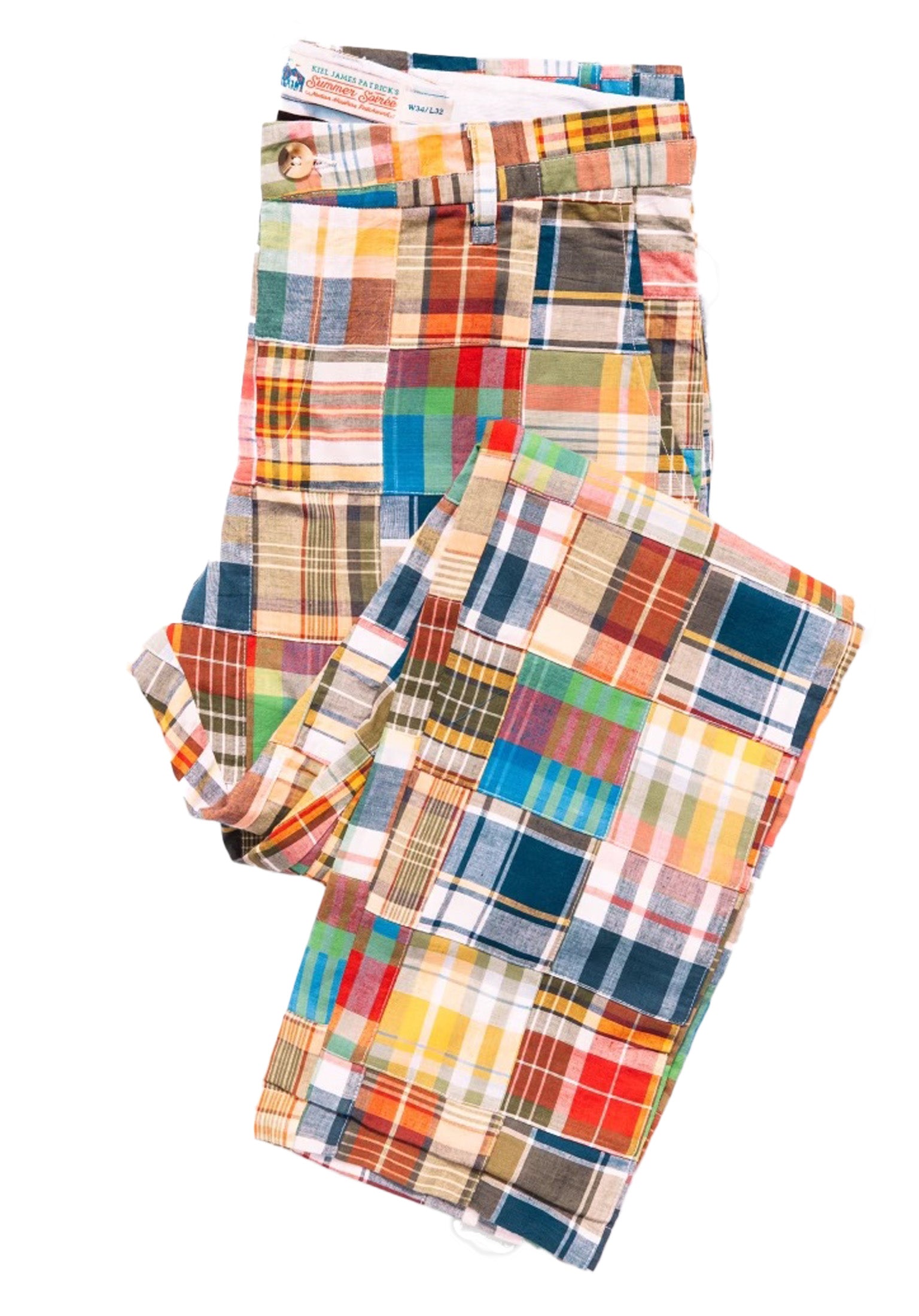 Montauk Patchwork Madras Pants