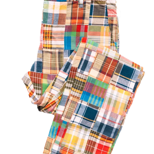 J crew hot sale madras pants