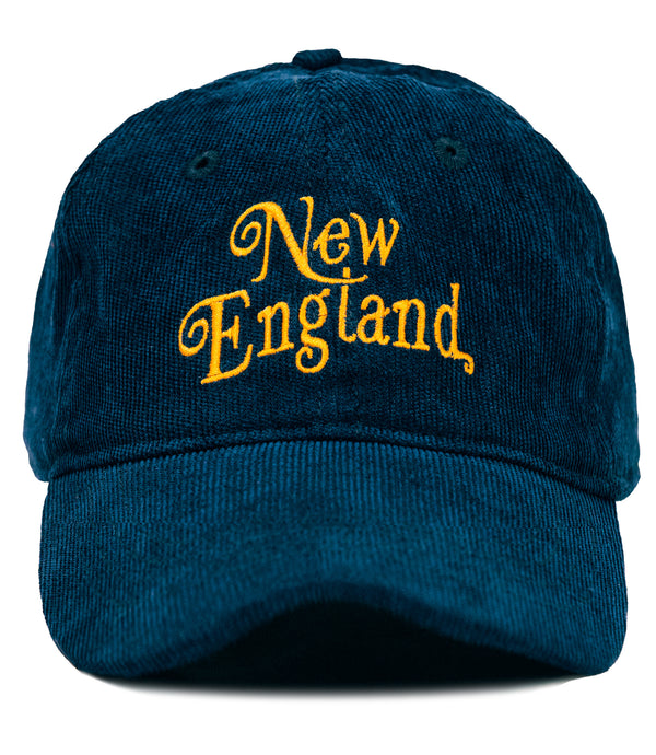The New England Classic Corduroy Hat in Navy