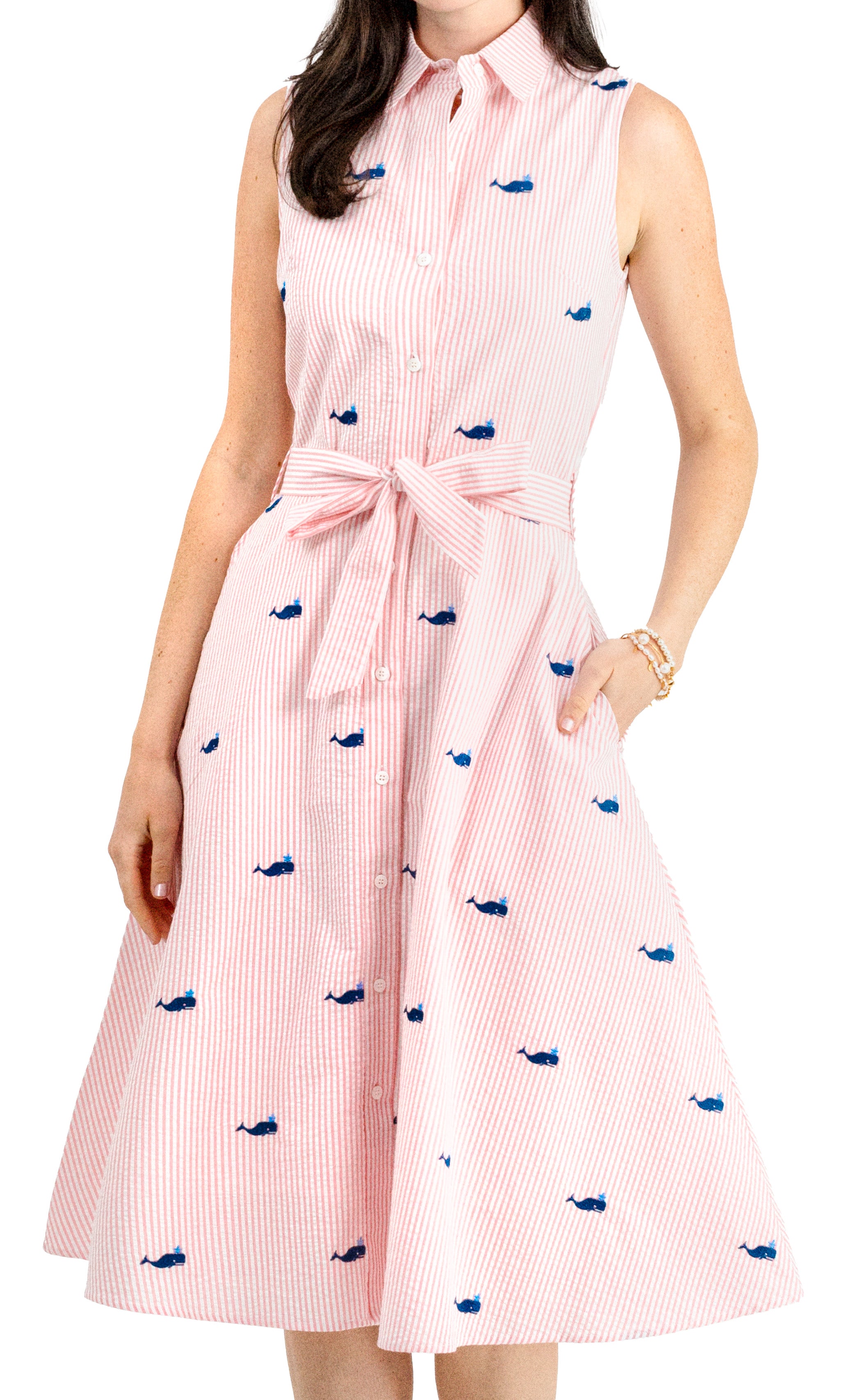 Nantucket Whale Shirtdress