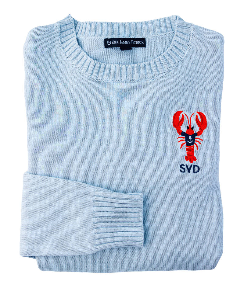 Nautical Lobster Monogram Sweater- Women's