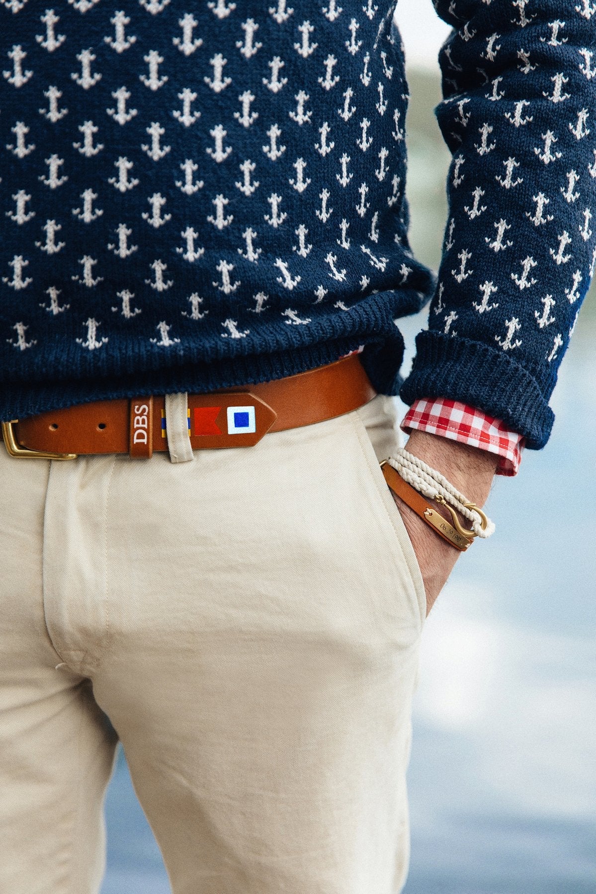 Sailor's Tattoo Engravable Graduation Bracelet