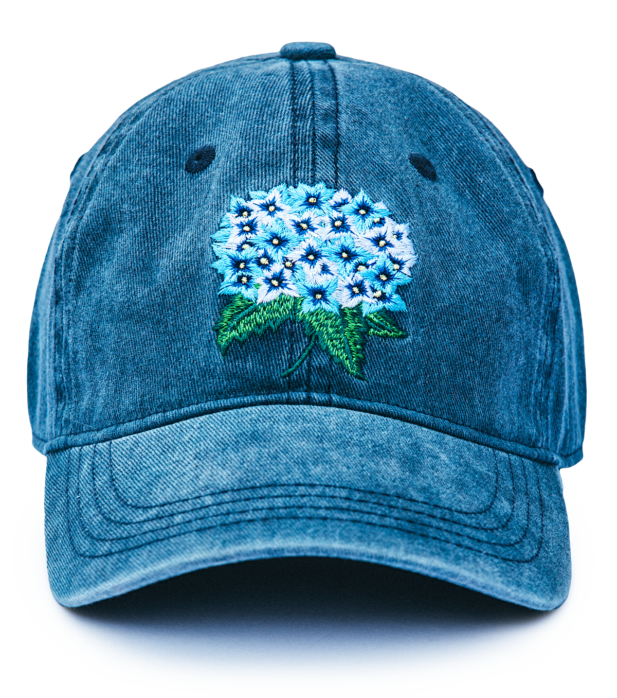 Hydrangea Bloom Hat in Navy