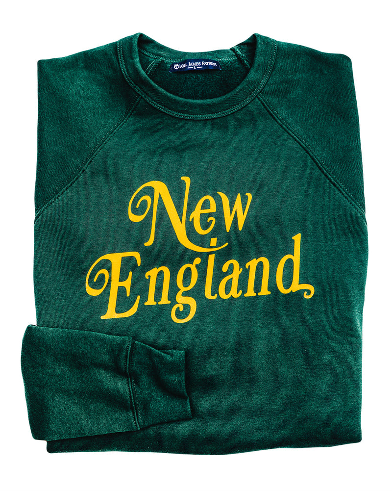 New England Crewneck- Green