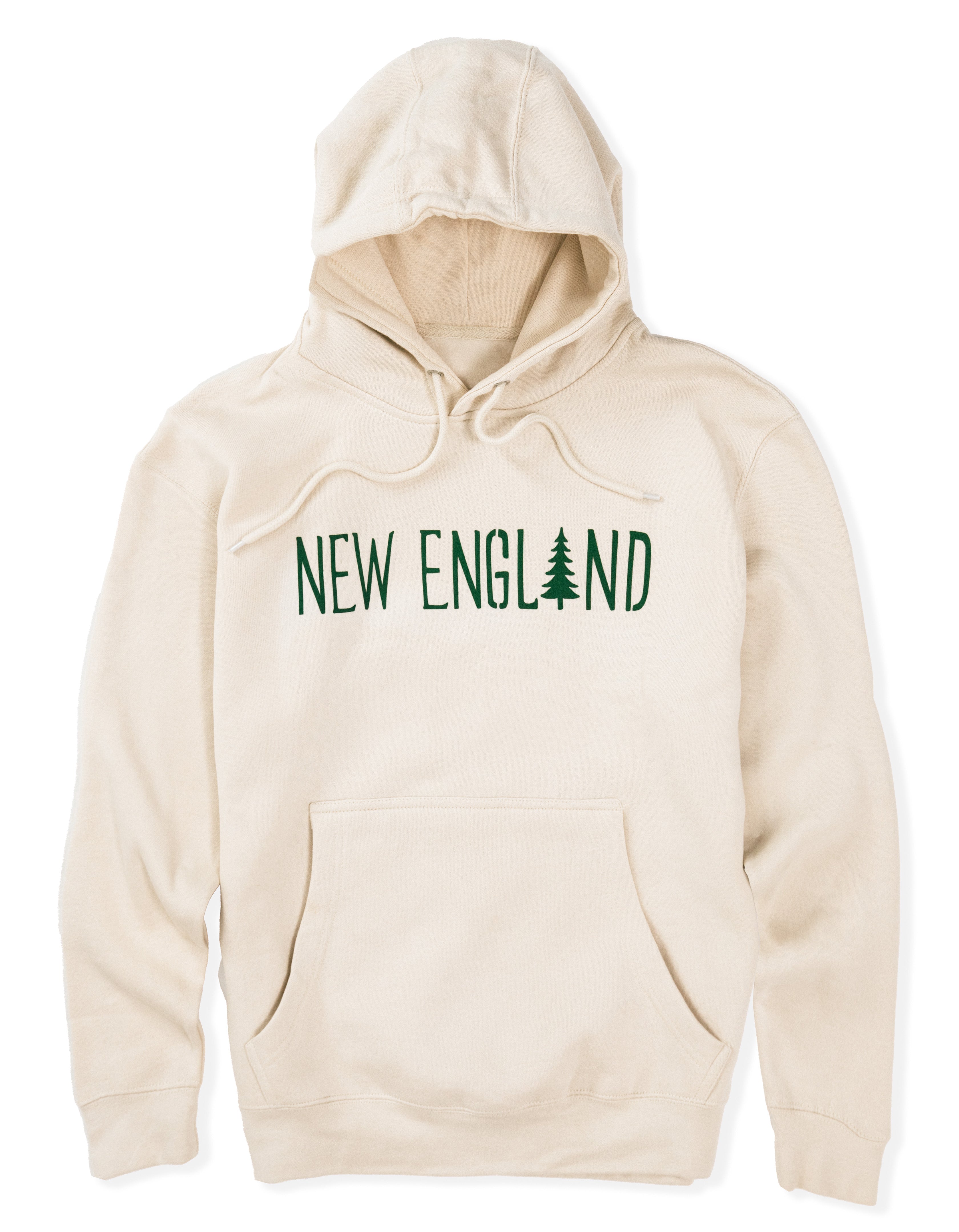 New England Pine Hoodie in Cream
