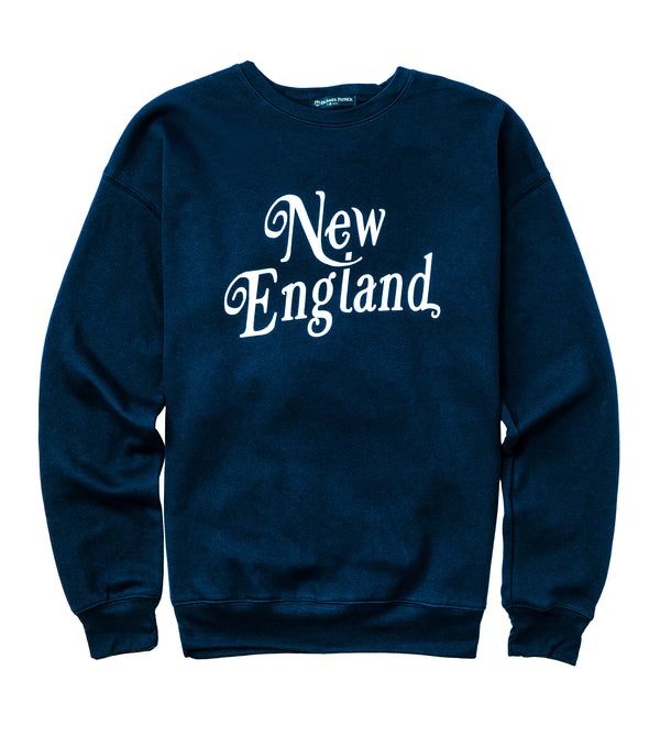 New England Crewneck- Navy