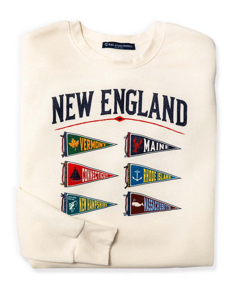 New England Pennant Flag Sweatshirt