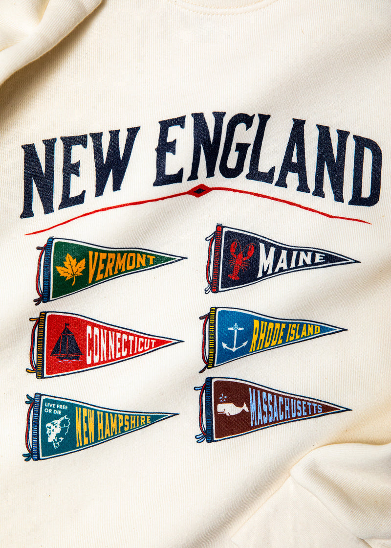 New England Pennant Flag Sweatshirt