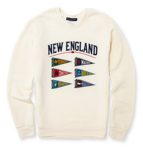 New England Pennant Flag Sweatshirt