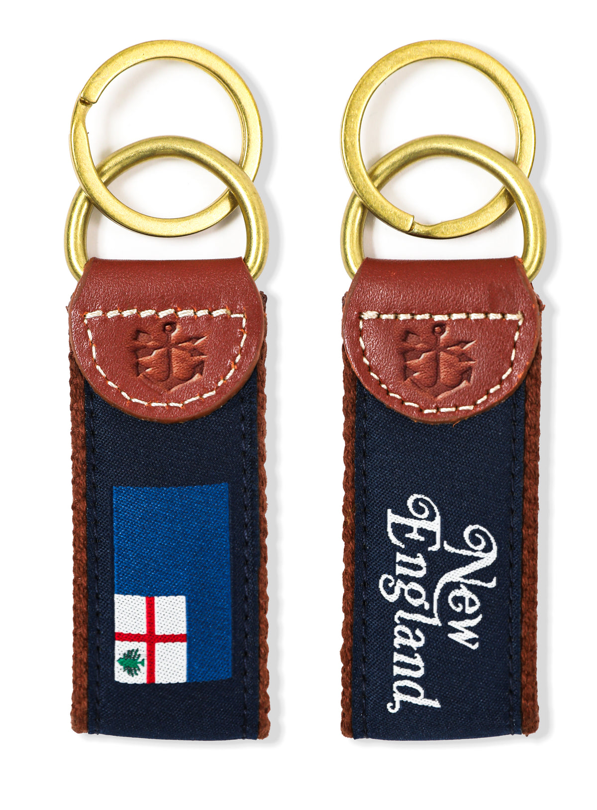New England Ribbon Key Fob