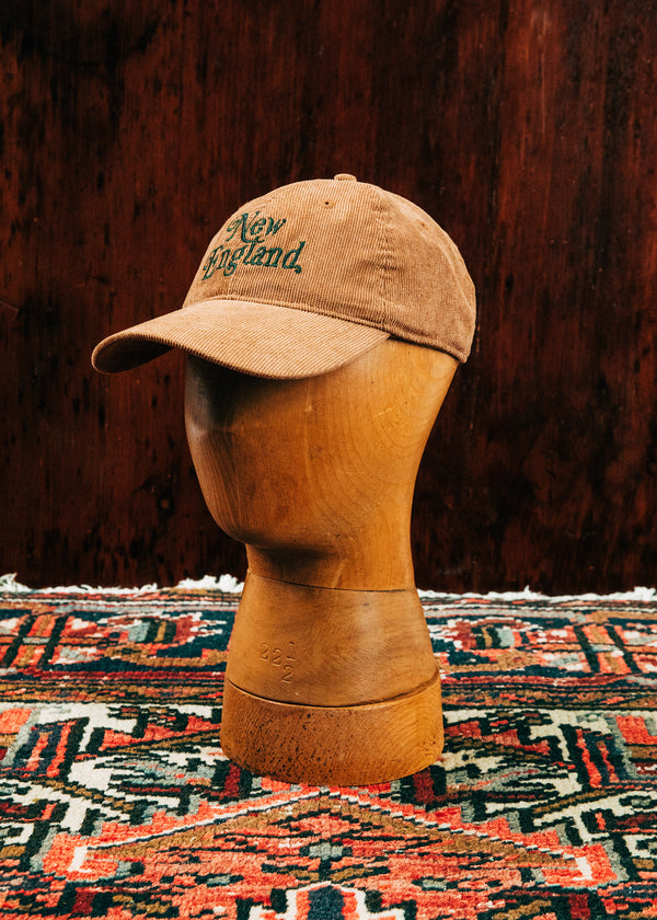 The New England Classic Corduroy Hat in Tan