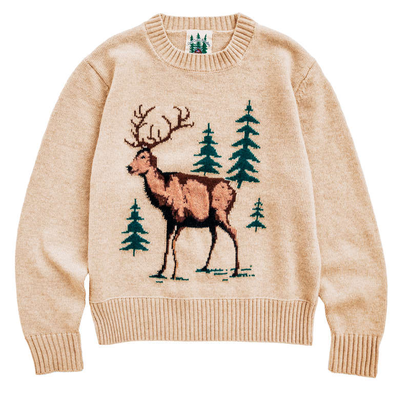 North Woods Deer Sweater