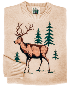 North Woods Deer Sweater