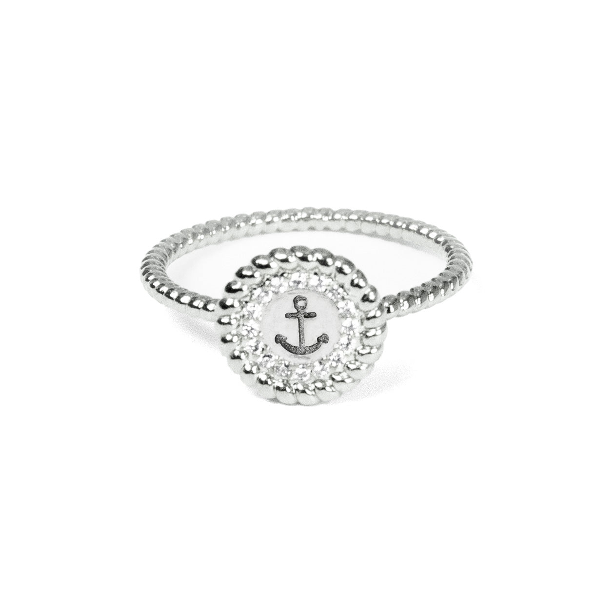 Ocean Anchor Ring- Silver