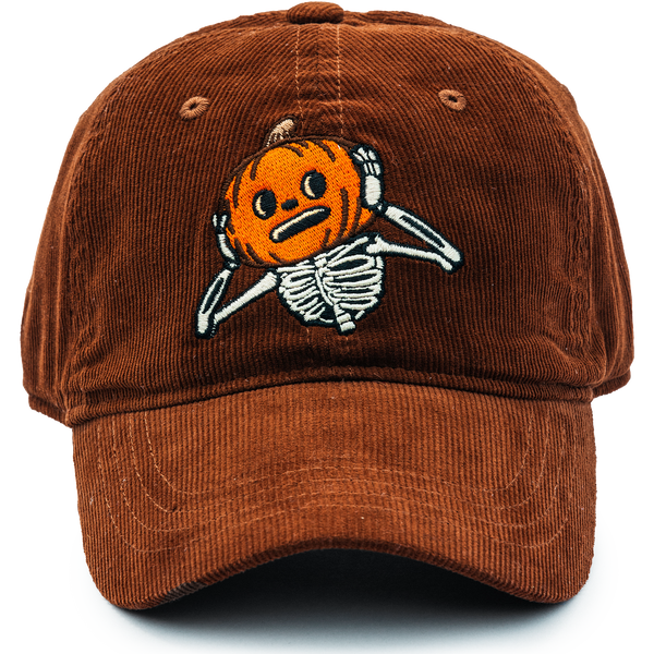 KJP Oh My Gourd Embroidered Corduroy Ball Cap in Brown – Kiel